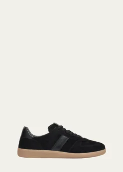 TOM FORDMen's Suede T Low-Top Sneakers