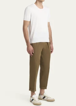 TOM FORDMen's Terence Suede and Leather Low-Top Sneakers