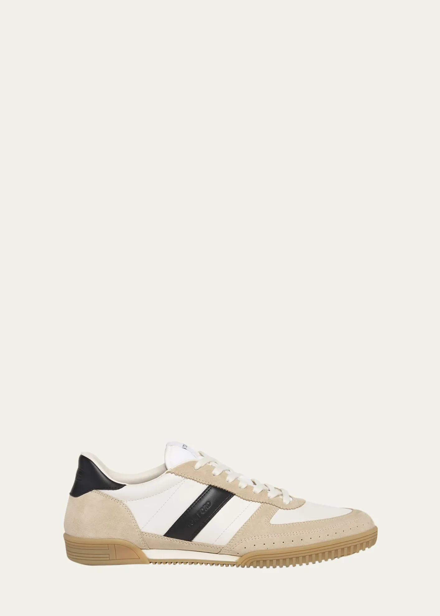 TOM FORDMen's Terence Suede and Leather Low-Top Sneakers