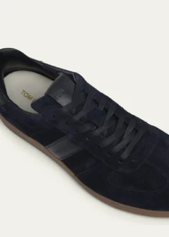 TOM FORDMen's T Suede and Leather-Trim Low-Top Sneakers