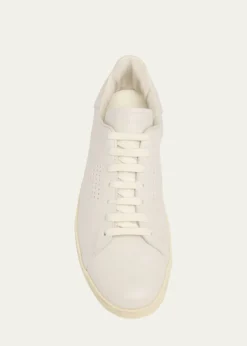TOM FORDMen's Warwick Grained Leather Sneakers