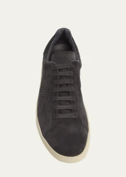 TOM FORDMen's Warwick Suede Low-Top Sneakers