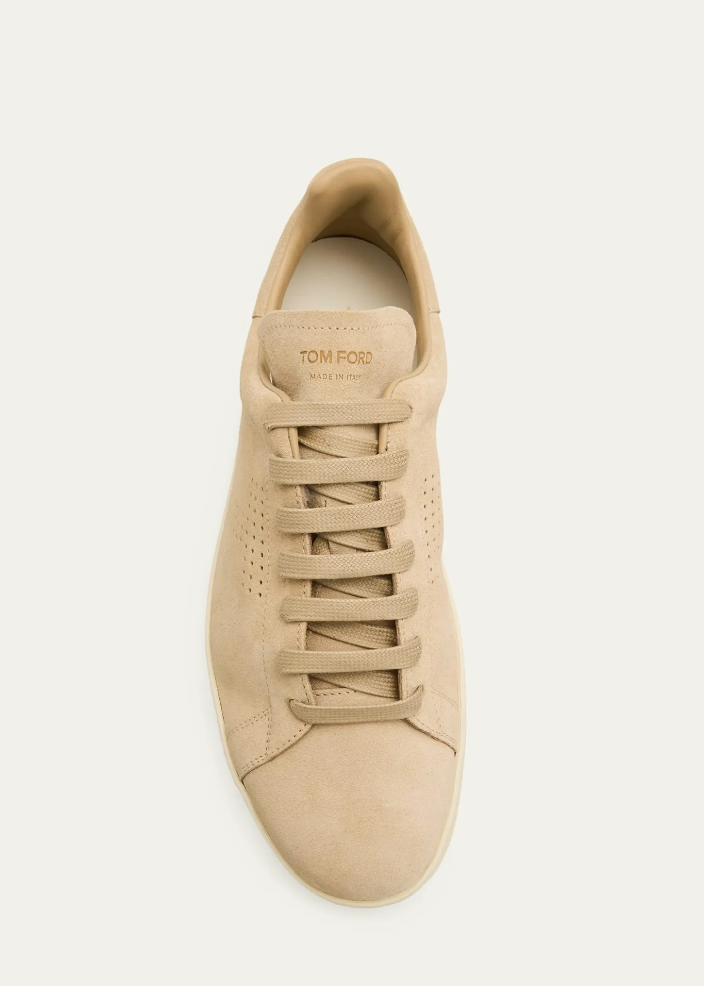 TOM FORDMen's Warwick Suede Low-Top Sneakers