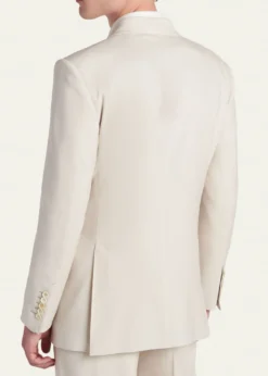 TOM FORDMen's Wool, Cashmere and Silk Double-Breasted Sport Coat