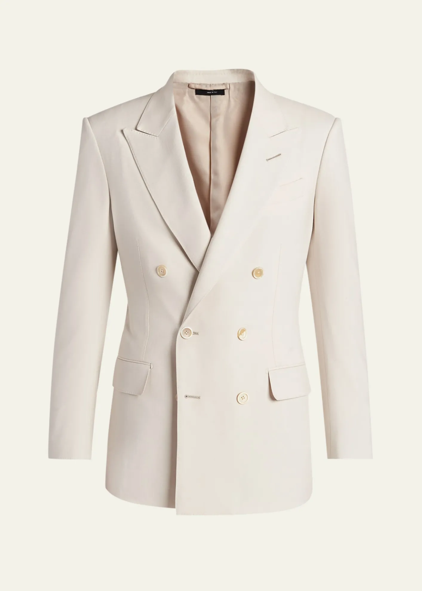 TOM FORDMen's Wool, Cashmere and Silk Double-Breasted Sport Coat