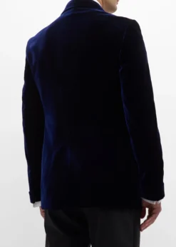 TOM FORDMen's Wool-Silk Velvet Cocktail Jacket