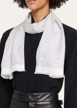 TOM FORDMicro Polka Dot Silk Scarf