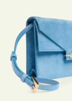 TOM FORDMini Suede T-Clasp Shoulder Bag