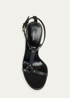 TOM FORD105mm Bound Leather Sandals