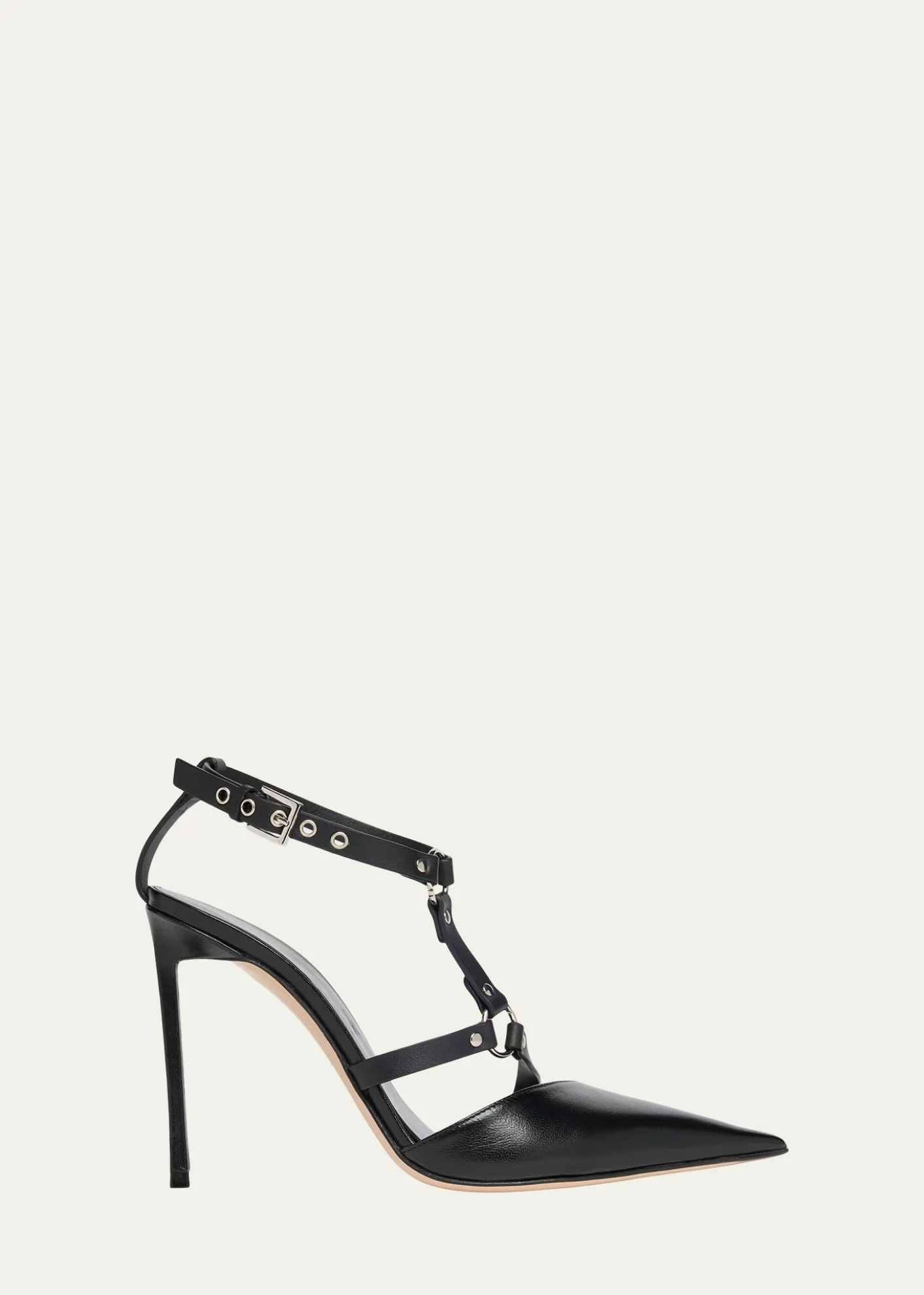 TOM FORD105mm Harness Leather Pumps