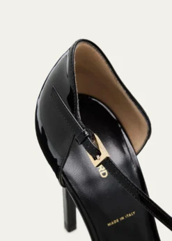 TOM FORD100mm Queen Anne Patent Leather Pumps