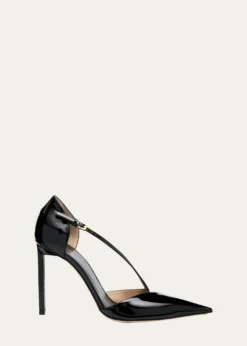 TOM FORD100mm Queen Anne Patent Leather Pumps