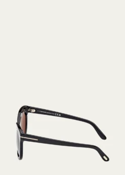 TOM FORDOdette Round Acetate Sunglasses