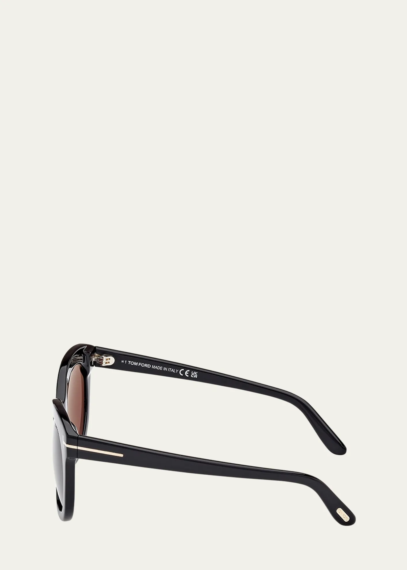 TOM FORDOdette Round Acetate Sunglasses