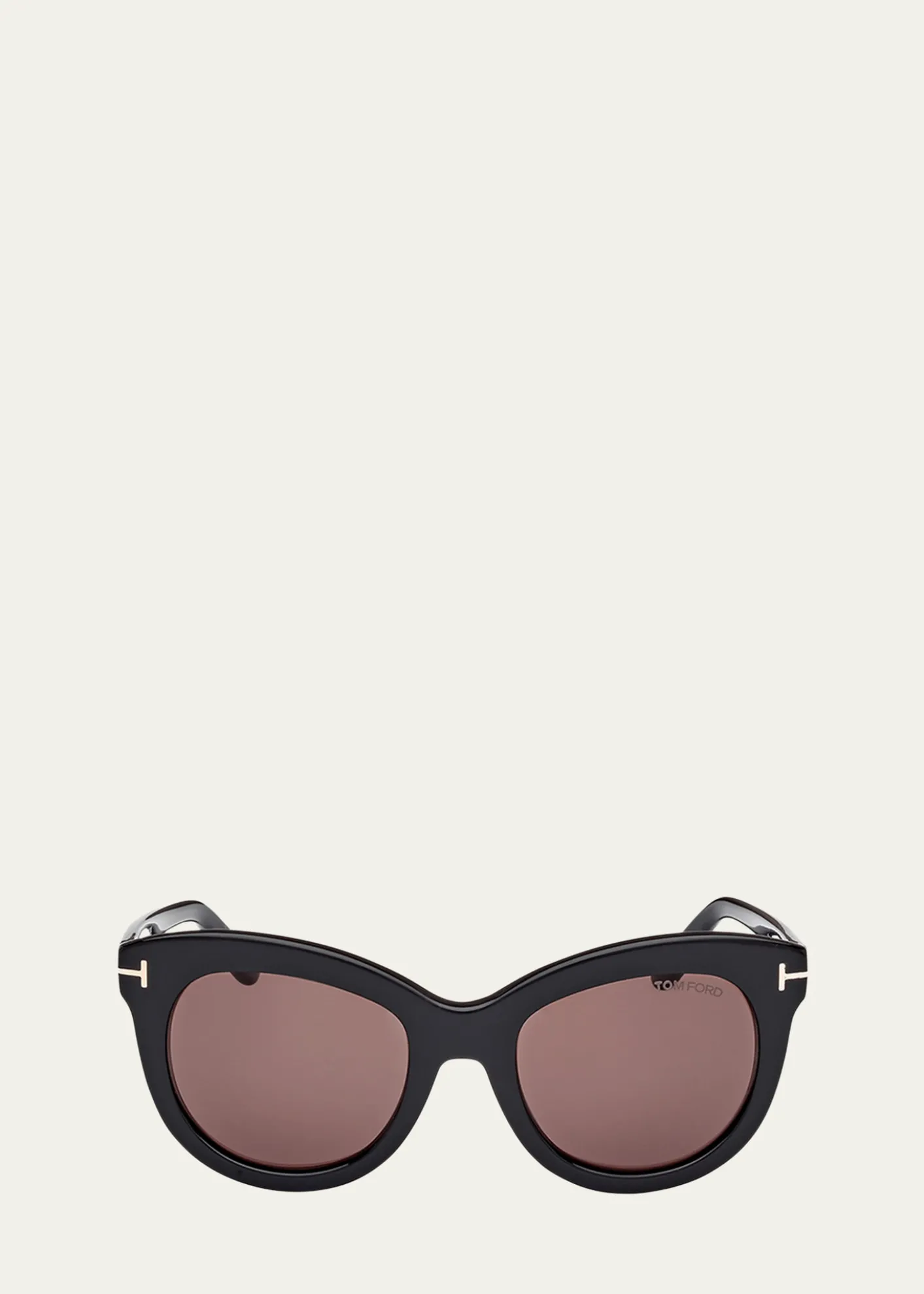 TOM FORDOdette Round Acetate Sunglasses