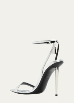 TOM FORDPadlock Metallic Stiletto Sandals