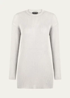 TOM FORDPaillette Rib Knit Tunic Top