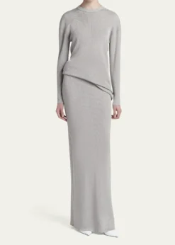 TOM FORDPaillette Rib Knit Tunic Top