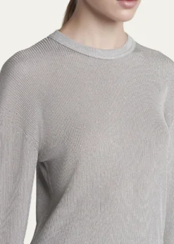 TOM FORDPaillette Rib Knit Tunic Top