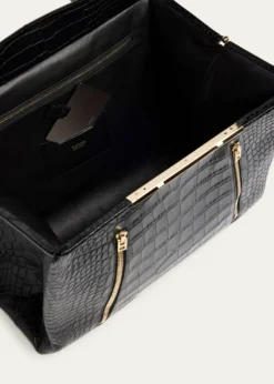 TOM FORDPatrick Croc-Embossed Leather Shoulder Bag
