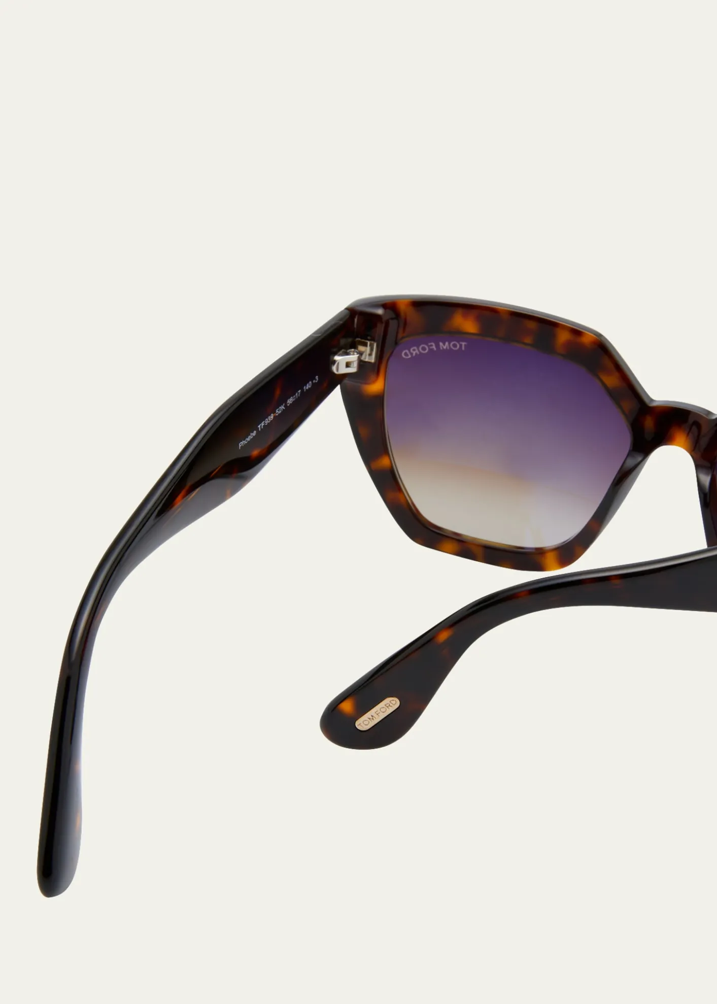 TOM FORDPhoebe Square Plastic Sunglasses