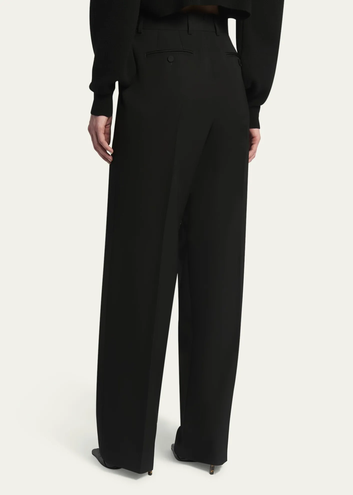 TOM FORDPleated Wool-Blend Trousers