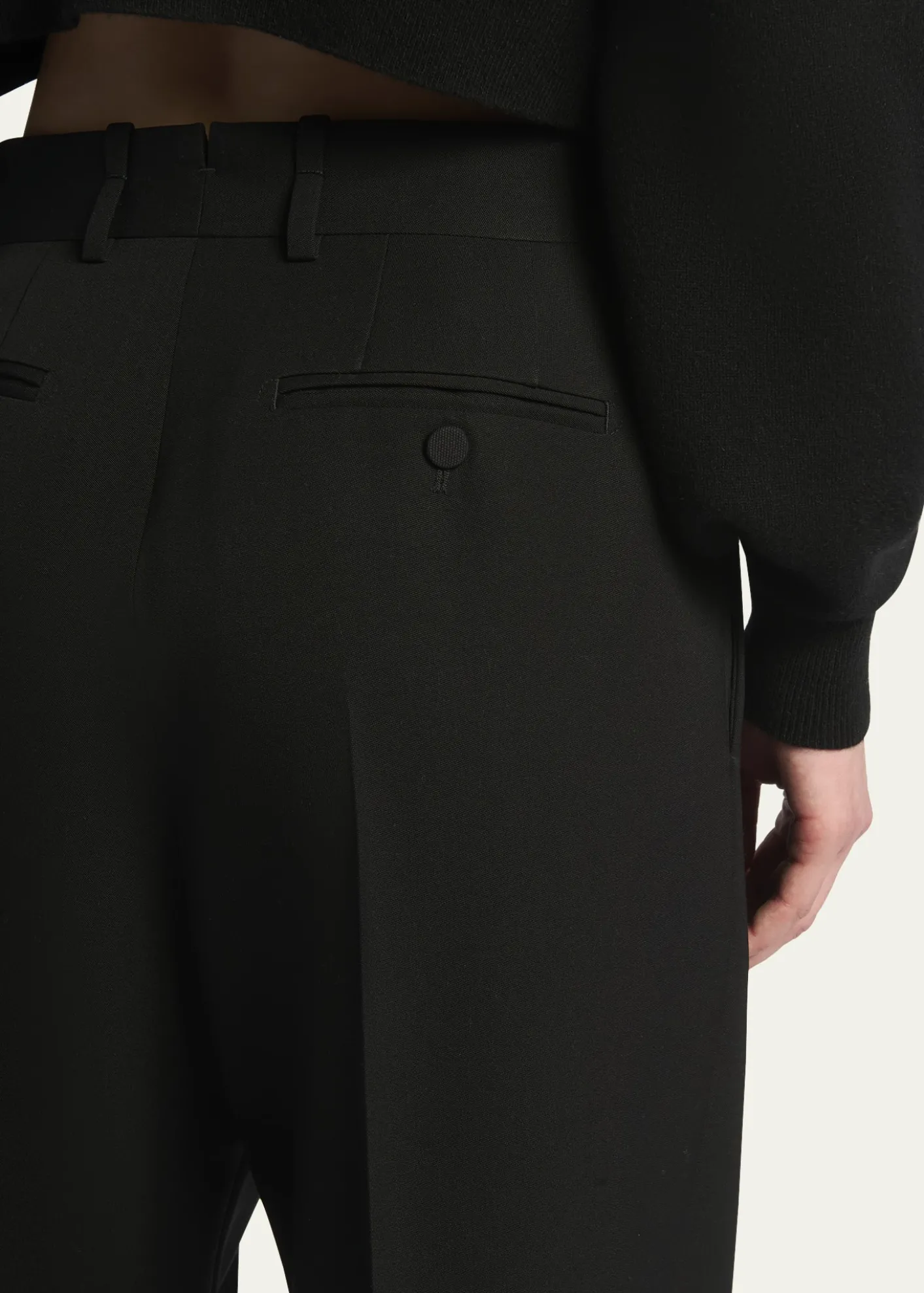 TOM FORDPleated Wool-Blend Trousers