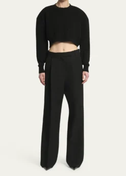 TOM FORDPleated Wool-Blend Trousers