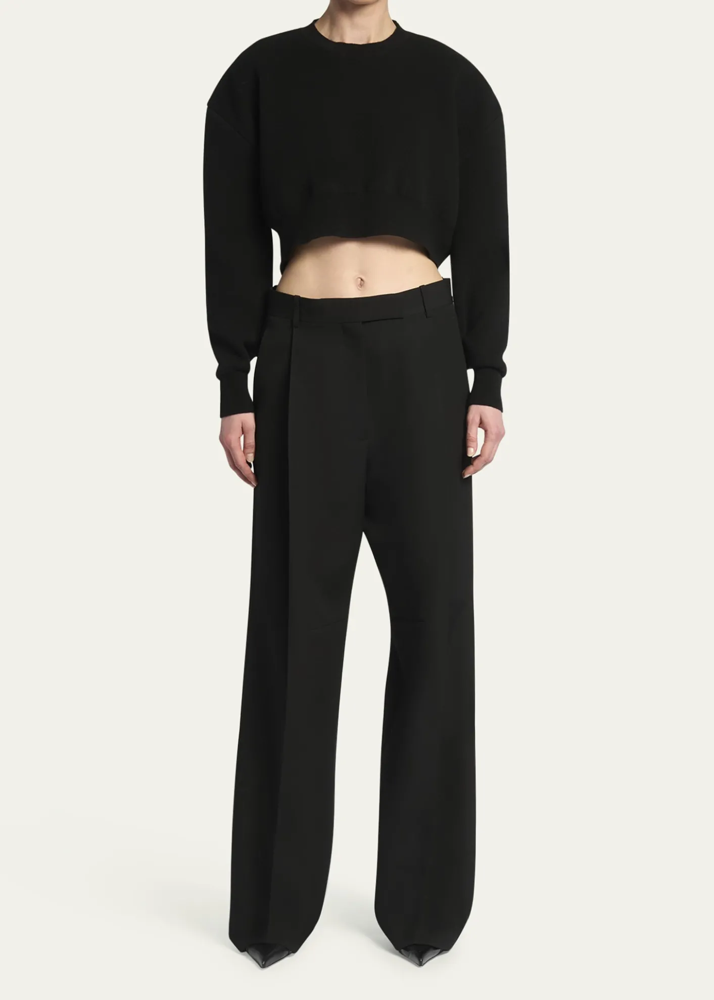 TOM FORDPleated Wool-Blend Trousers