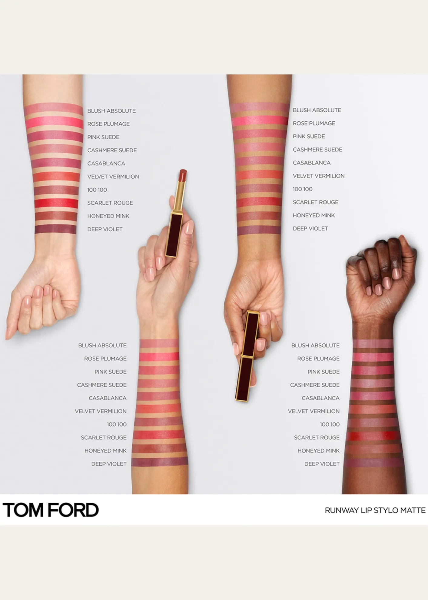 TOM FORDRunway Stylo Matte Lipstick, 116 Deep Violet