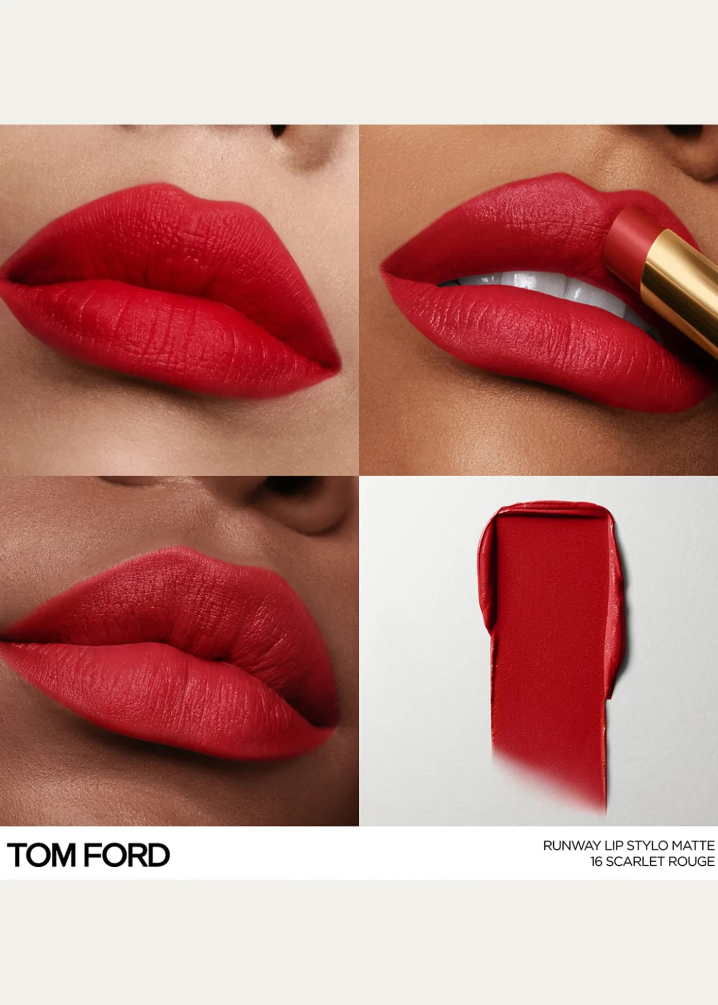 TOM FORDRunway Stylo Matte Lipstick, 16 Scarlet Rouge