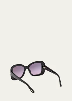 TOM FORDSandra 52MM Square Sunglasses