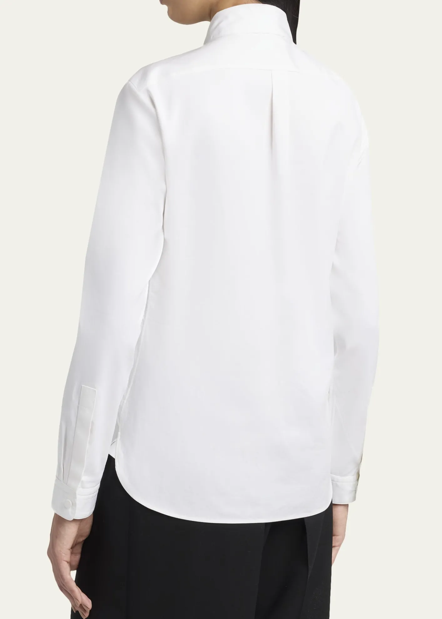TOM FORDScalloped Lace-Trim Button-Down Shirt