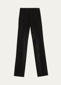 TOM FORDSequined Crepe Straight-Leg Pants