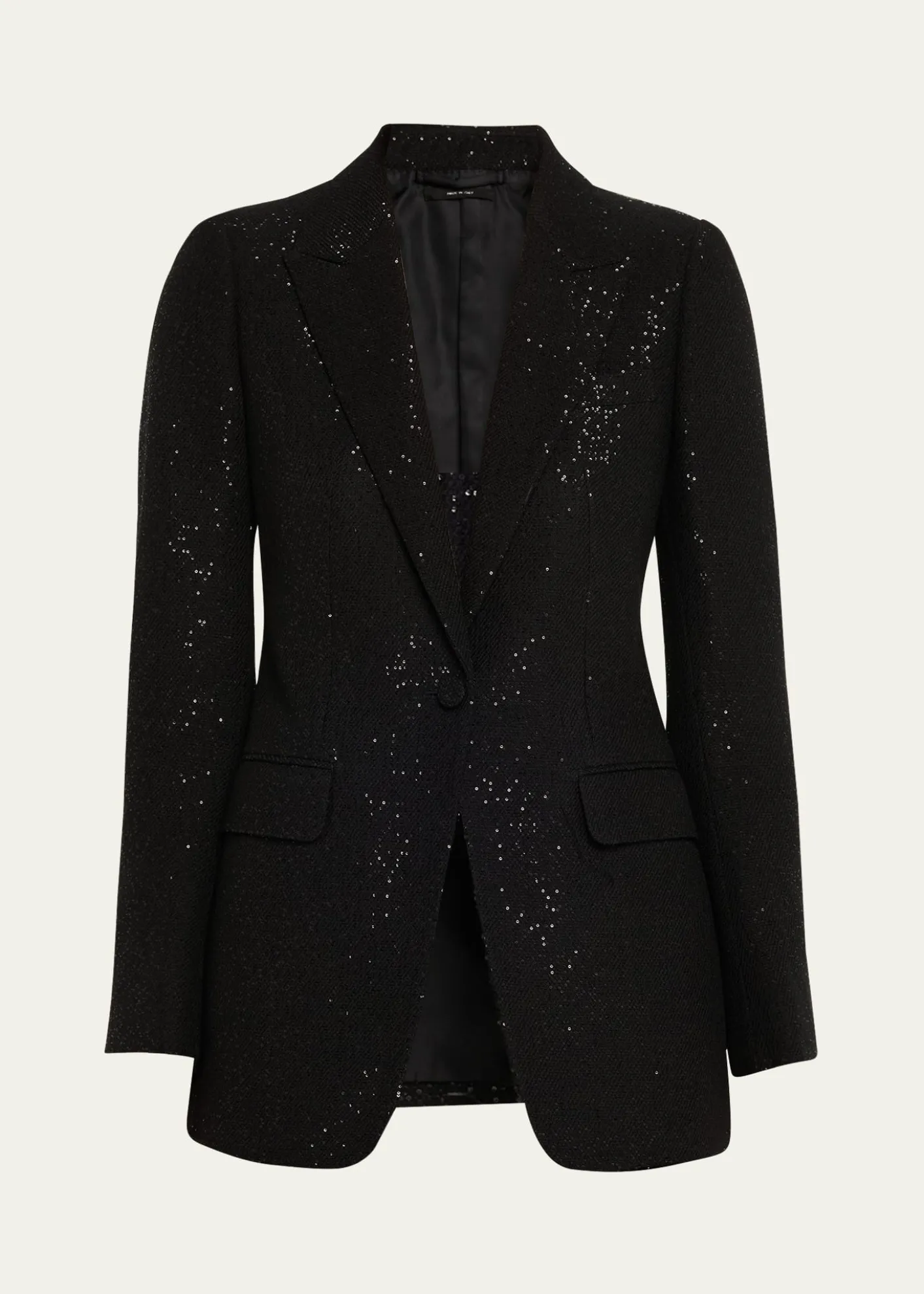 TOM FORDSequined Single-Breasted Blazer Jacket