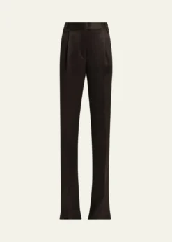 TOM FORDSharp Grain De Poudre Straight-Leg Trousers
