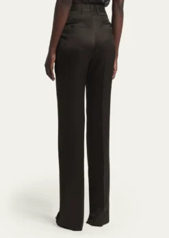 TOM FORDSharp Grain De Poudre Straight-Leg Trousers