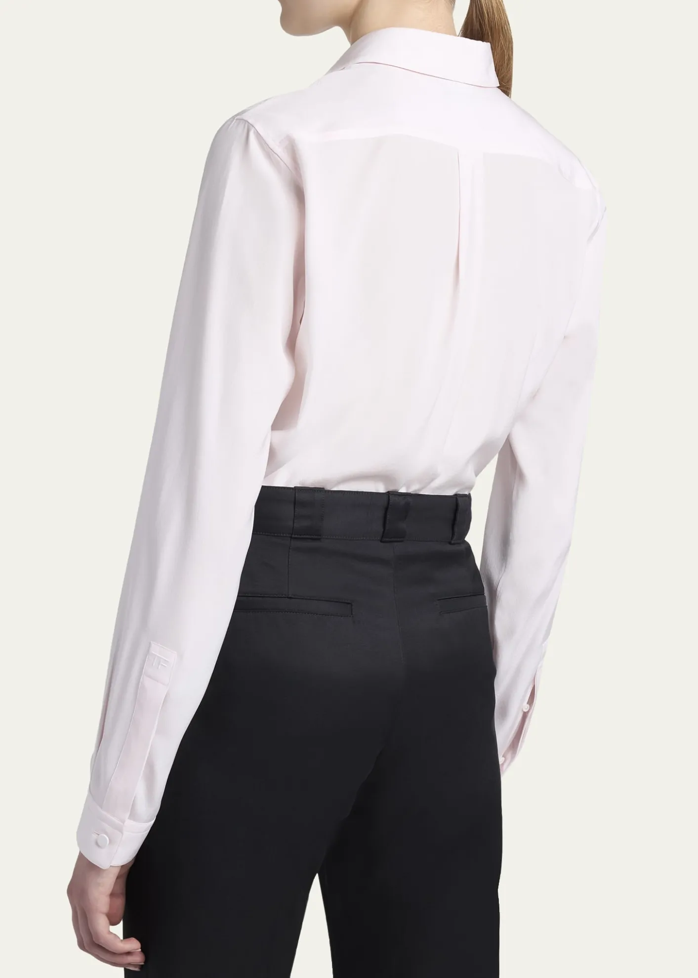 TOM FORDSilk Crepe De Chine Button-Down Blouse