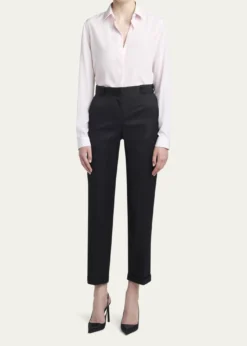 TOM FORDSilk Crepe De Chine Button-Down Blouse