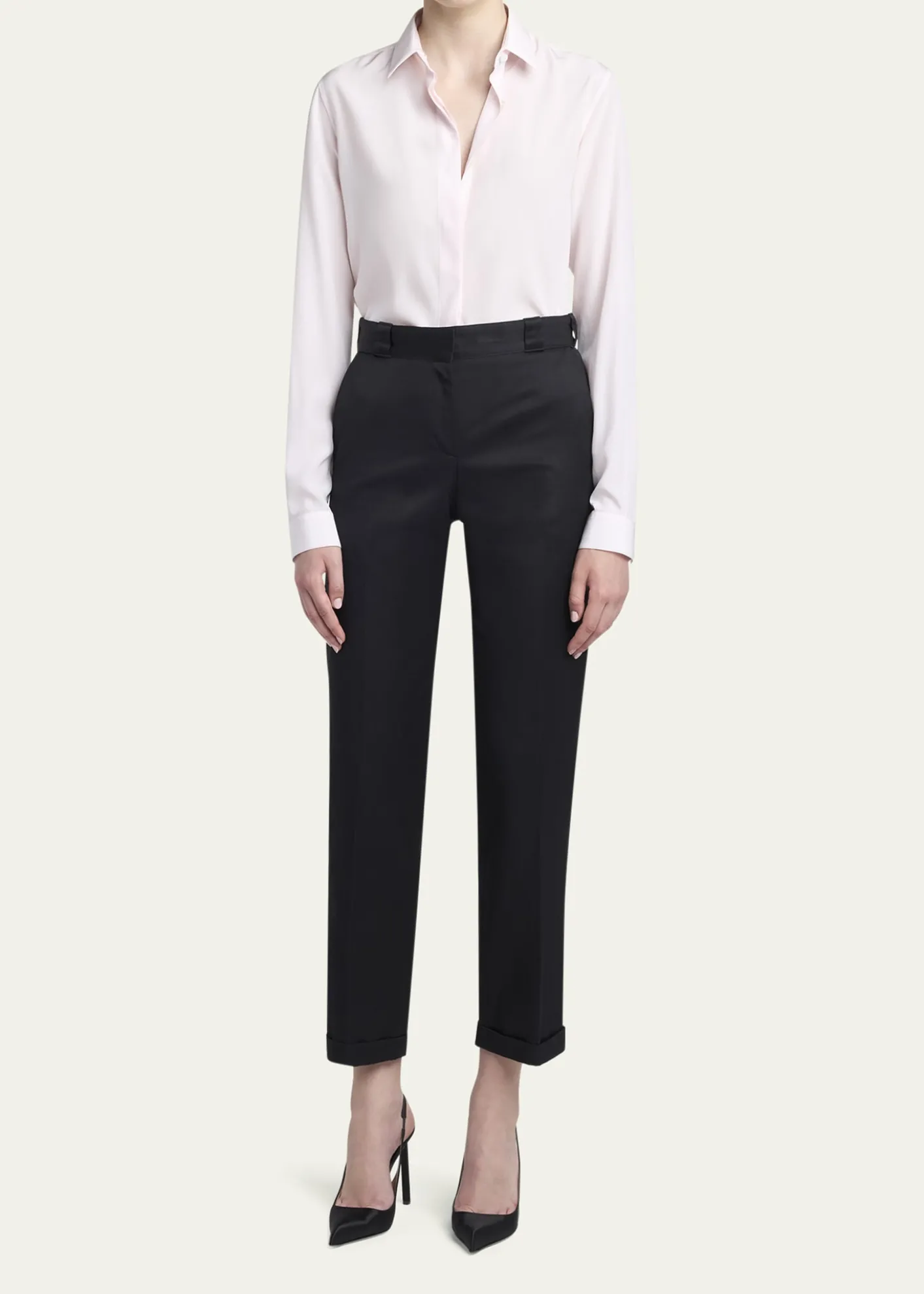 TOM FORDSilk Crepe De Chine Button-Down Blouse