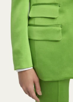 TOM FORDSingle-Breasted Silk-Wool Blazer Jacket