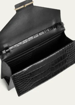 TOM FORDSmall Croc-Embossed Leather T-Clasp Clutch Bag