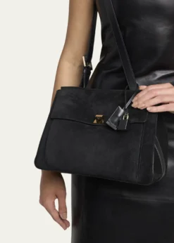 TOM FORDSmooth Suede Shoulder Bag