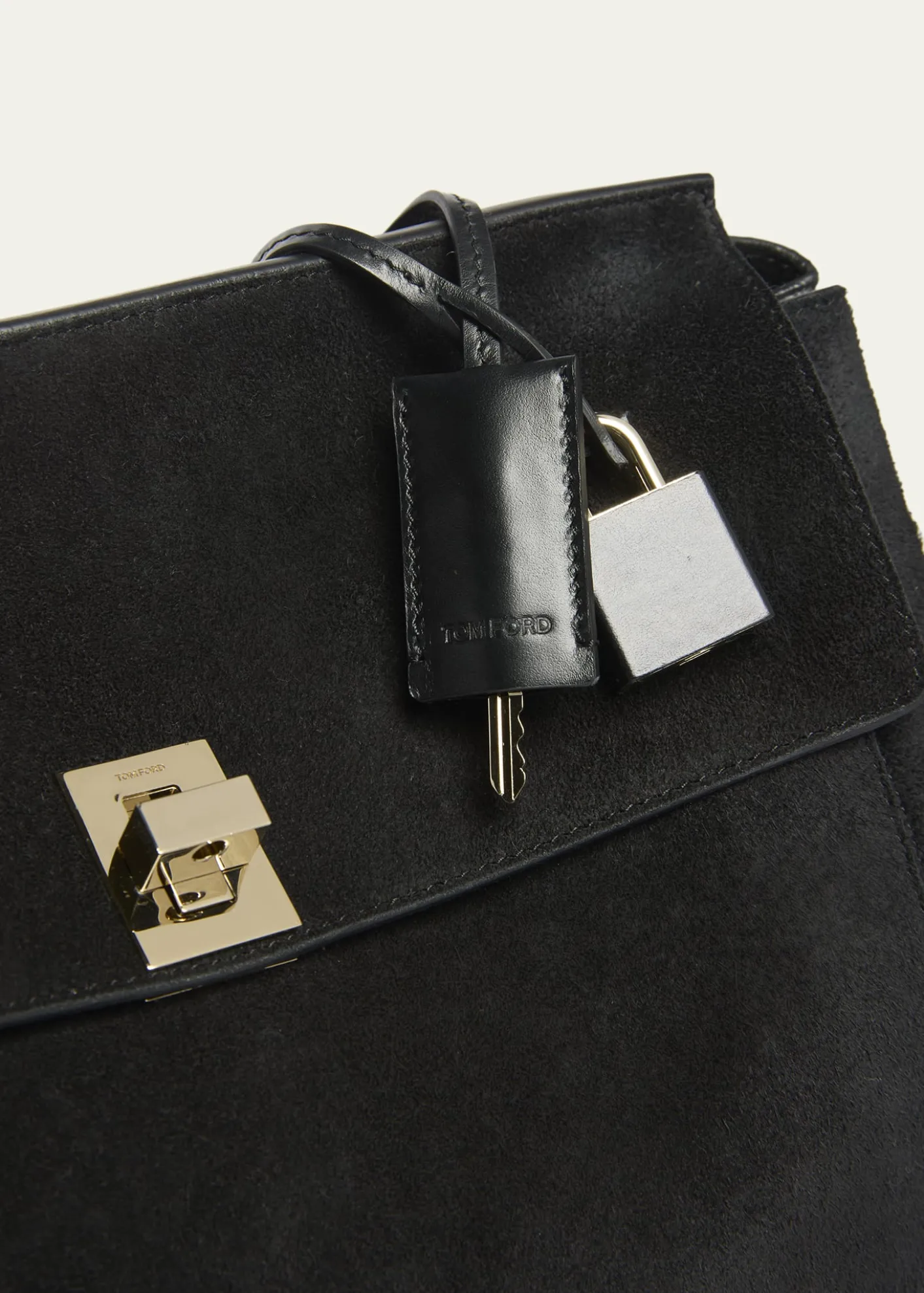 TOM FORDSmooth Suede Shoulder Bag