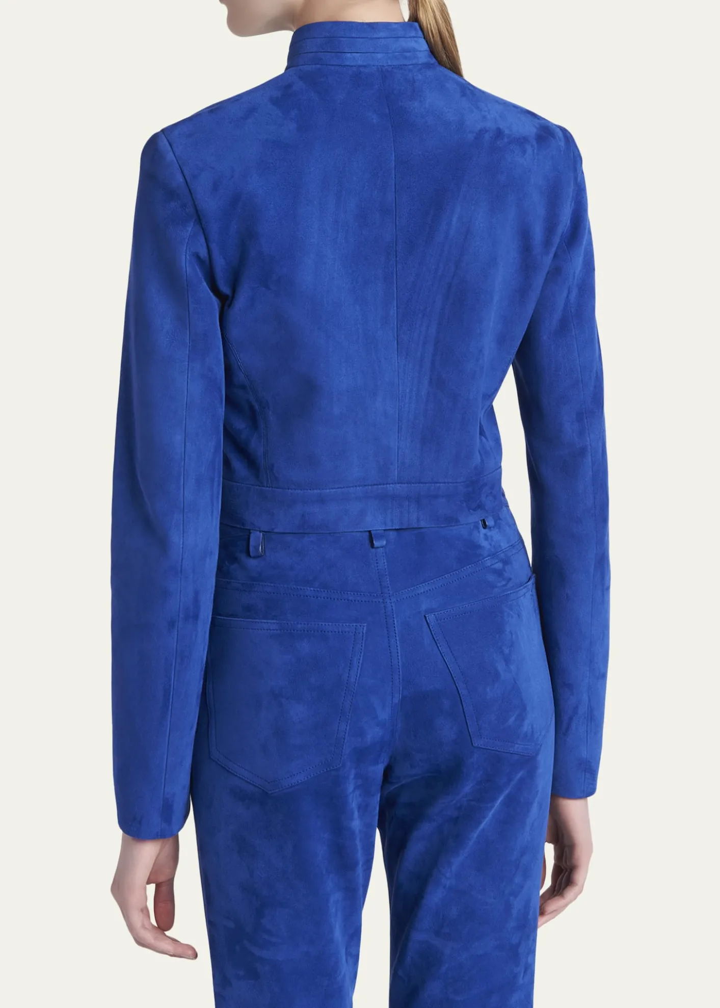 TOM FORDSoft Lamb Suede Crop Jacket