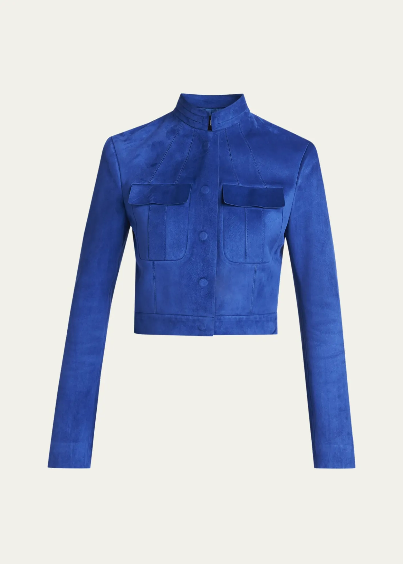 TOM FORDSoft Lamb Suede Crop Jacket