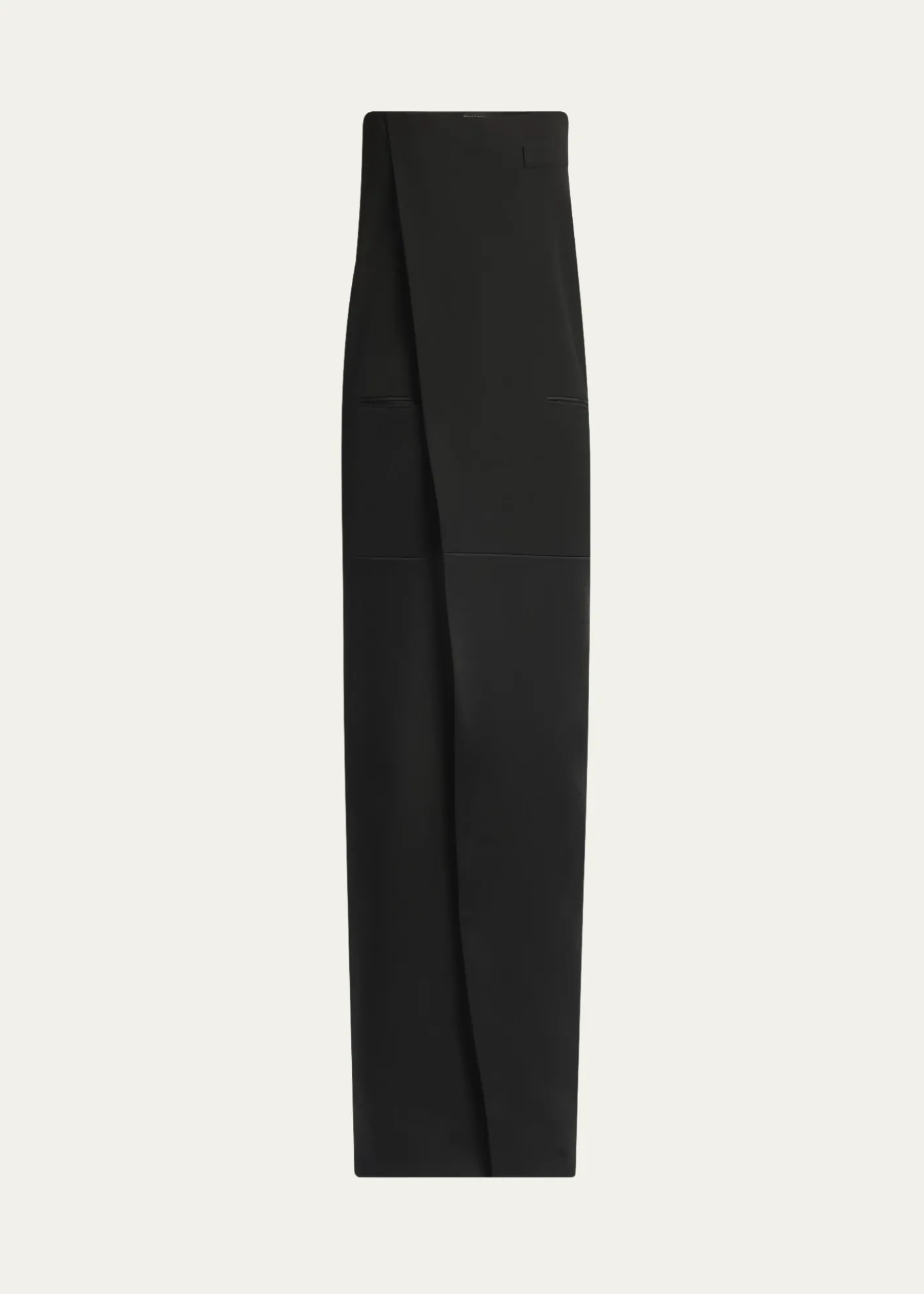 TOM FORDStrapless Column Wrap Evening Gown