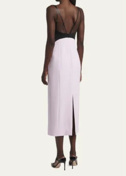 TOM FORDStrappy Silk Crepe Midi Dress