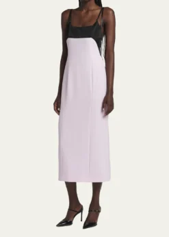 TOM FORDStrappy Silk Crepe Midi Dress