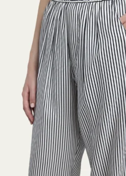 TOM FORDStriped Silk Straight-Leg Pull-On Pajama Pants